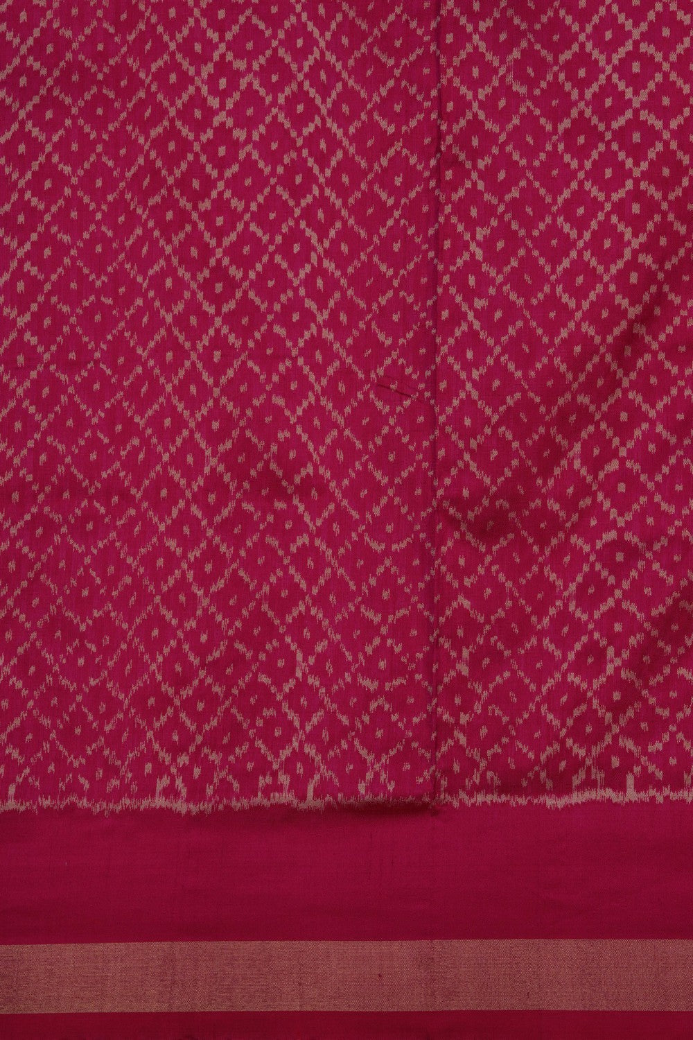Image of Pochampally Ikat Silk Pink Saree
